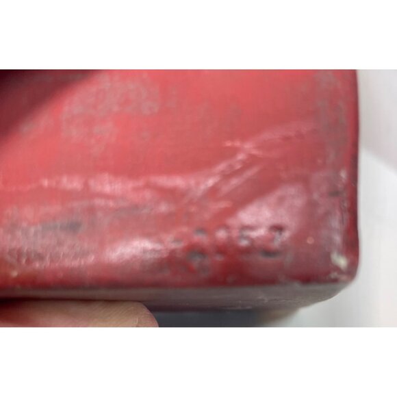 Vintage Handmade and painted Ceramic Santa & Reindeer Decorative Holiday Gift Ba - Picture 11 of 16